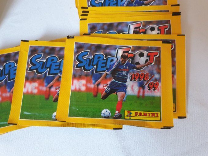 Panini Super Foot 1998-99 championnat de France par pochette 