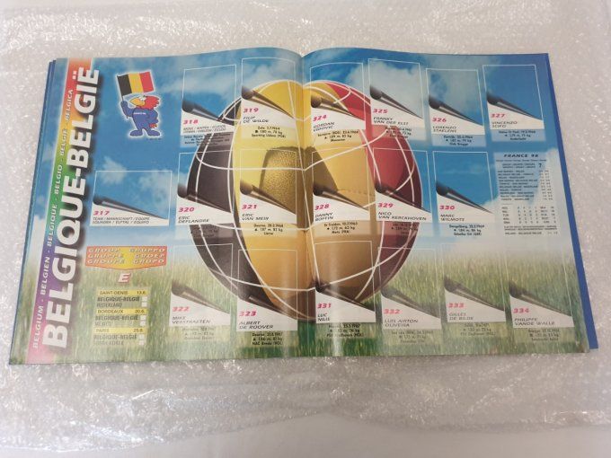 Panini  Album vide France 1998 inter.