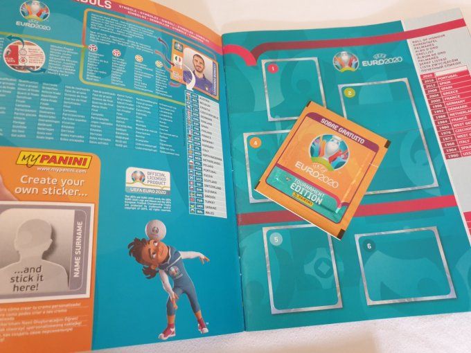 Panini Album vide souple UEFA EURO 2020 Tournament version 678 Spain