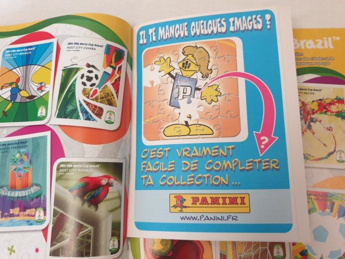 Panini Album vide Brazil 2014 version française