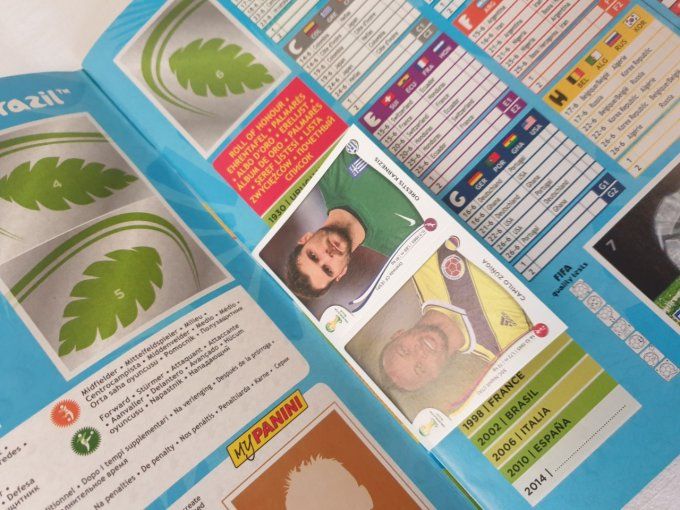 Panini Album vide Brazil 2014 version française