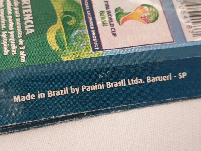 Panini Road to Brazil 2014 par pochette made in brazil