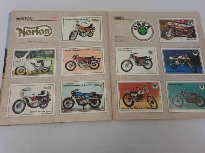 panini Super moto 1970 album complet