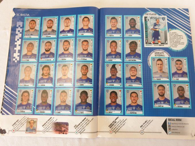 Panini Foot 2016  album  incomplet