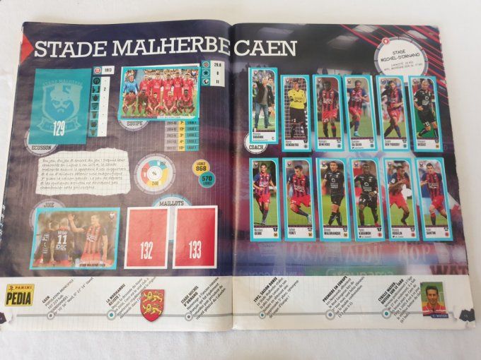 Panini Foot 2016  album  incomplet