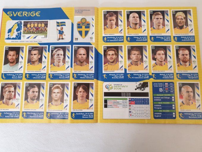 Panini germany 2006 album complet coller