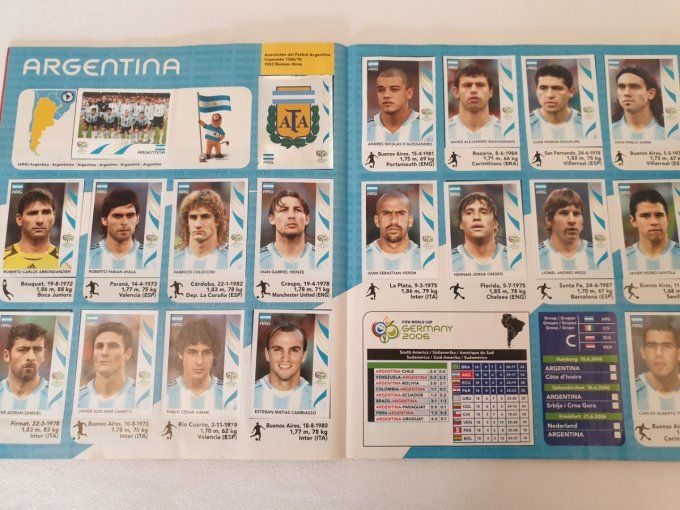 Panini germany 2006 album complet coller