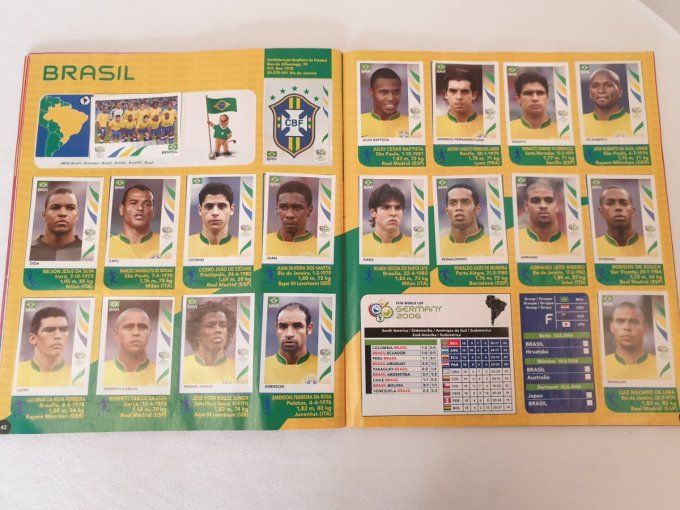 Panini germany 2006 album complet coller