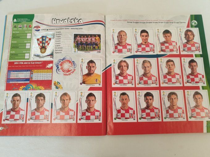 Panini Brazil 2014  album incomplet coller