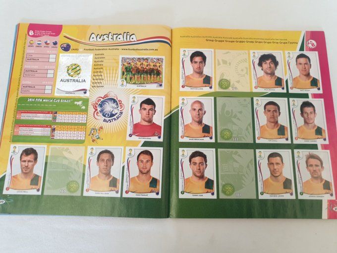 Panini Brazil 2014  album incomplet coller