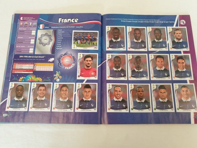 Panini Brazil 2014  album incomplet coller