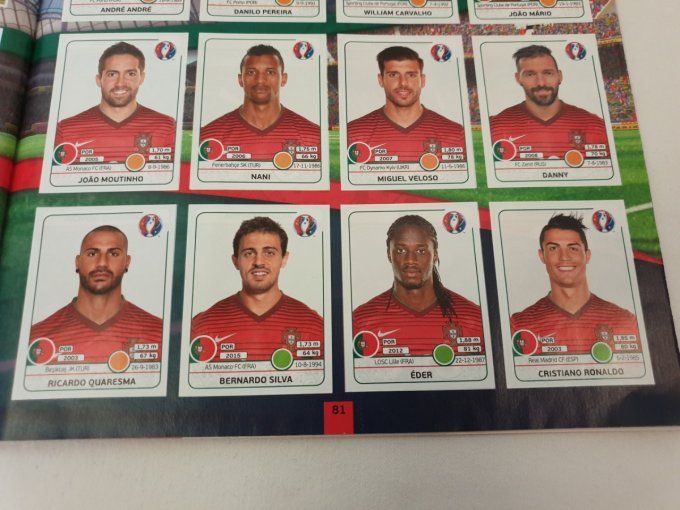 Panini Euro 2016 album complet coller + coca cola FR