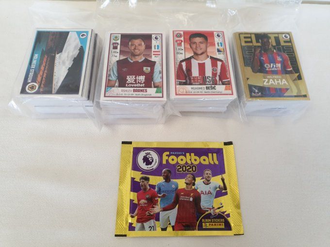 Panini Premier league 2020 football 2020 set complet
