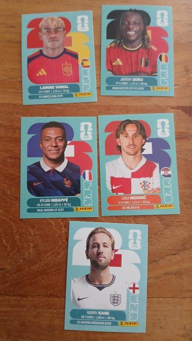 Panini Fifa 2026 image manquantes partie 1 