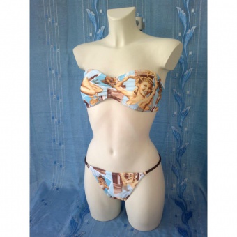 Bikini complet la Sirène Bandeau maillot Mexicana XS