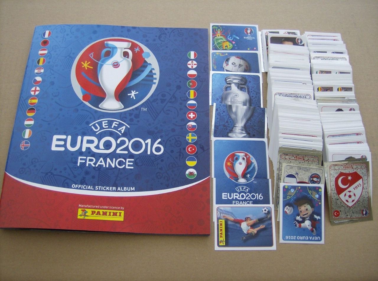Panini Euro 2016 Set complet 680 images 