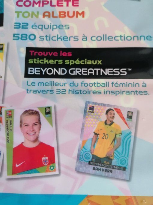 Panini Starter Pack album + 3 pochettes women 2023  world cup 2023 France