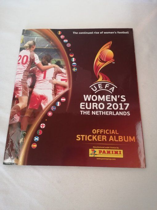 Panini women netherland 2017 album complet coller