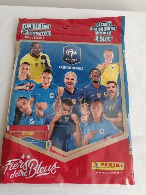 PANINI FOOT 2023 Album + 4 pochettes + 1 sticker édition limitée