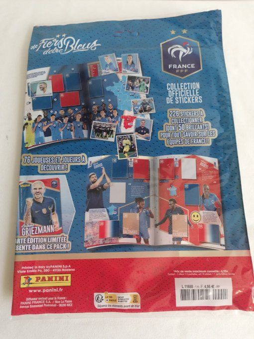 Panini starter pack fier etre bleu 2023