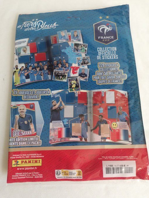 Panini starter pack fier etre bleu 2023