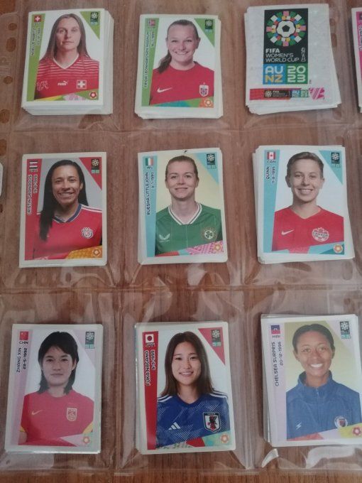 panini women 2023 world cup set complet 580 images +album