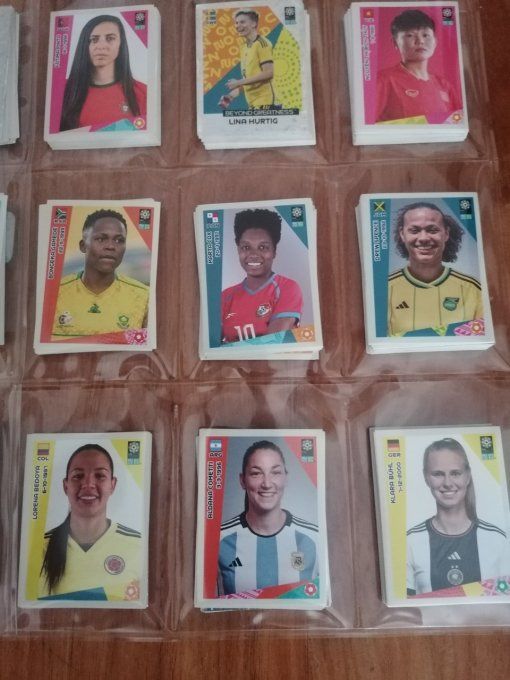 panini women 2023 world cup set complet 580 images +album