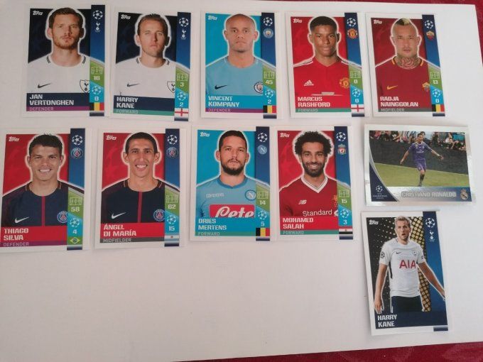 topps champions league 2017 lot de rookie