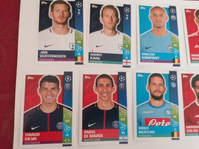 topps champions league 2017 lot de rookie