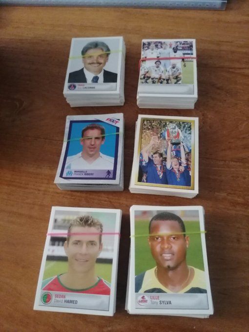 Panini foot 2007 lot de 575 sticker quelques double