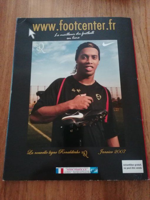 Panini championnat de France Foot 2007 album vide ribery