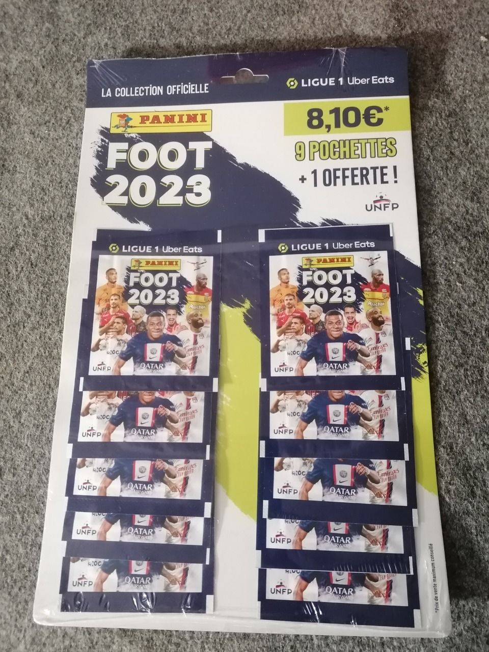 Panini Foot 2023 supporter pack 10 pochettes