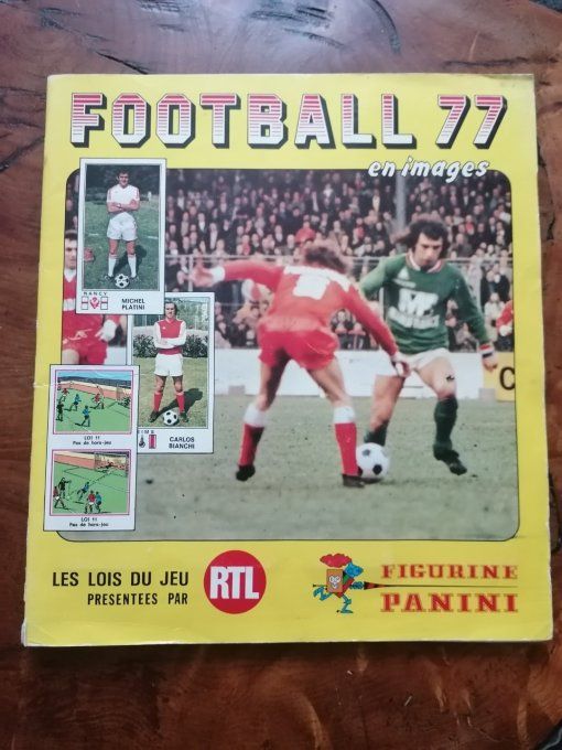 panini album complet coller Football 77 France