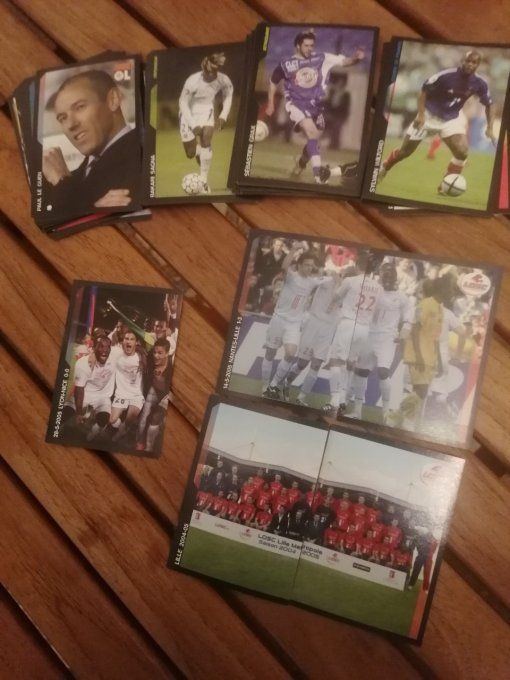 panini foot 2005/2006 lot de 67 images sans double