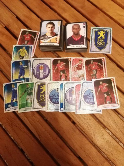 PANINI Foot 2010 LOT DE 242 sticker peu de double