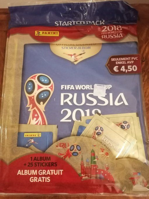 Panini Russie 2018 Starter Pack version Belge