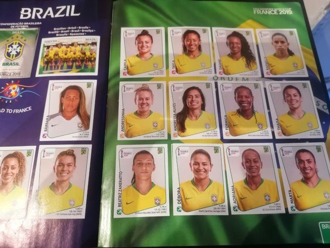 Panini women 2019 France 2019 album complet coller  FR