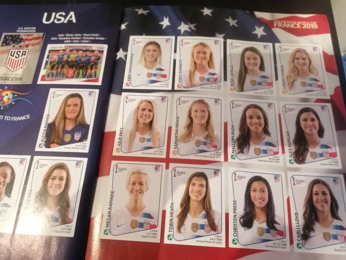 Panini women 2019 France 2019 album complet coller  FR