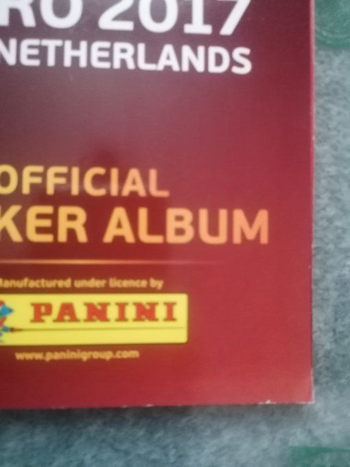 Panini women netherland 2017 album complet coller