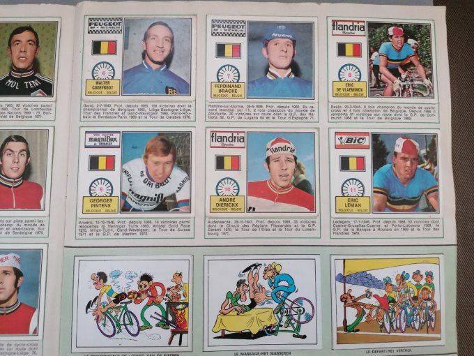 panini sprint 1972 album complet coller neuf