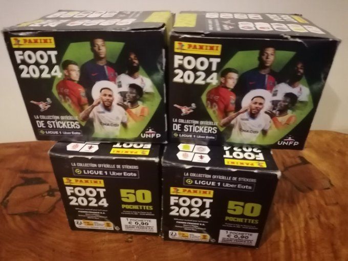 panini foot 2024 France championnat box 50 pochettes