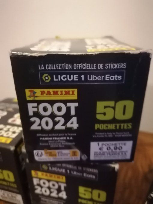 panini foot 2024 France championnat box 50 pochettes