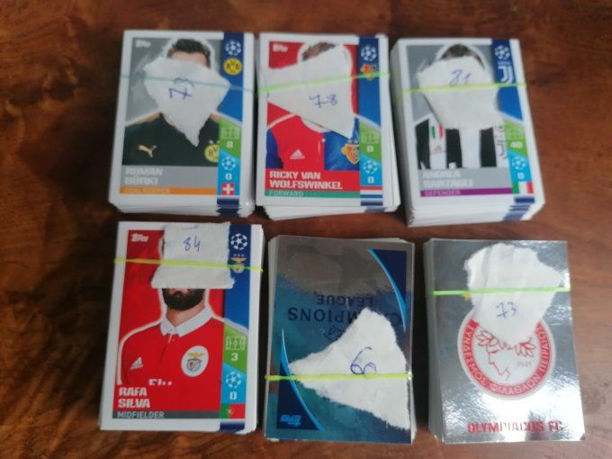 topps champions league 2017  lot de 449 stickers neuf