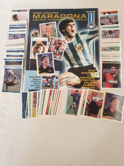 Figus album set complet MARADONA memorial