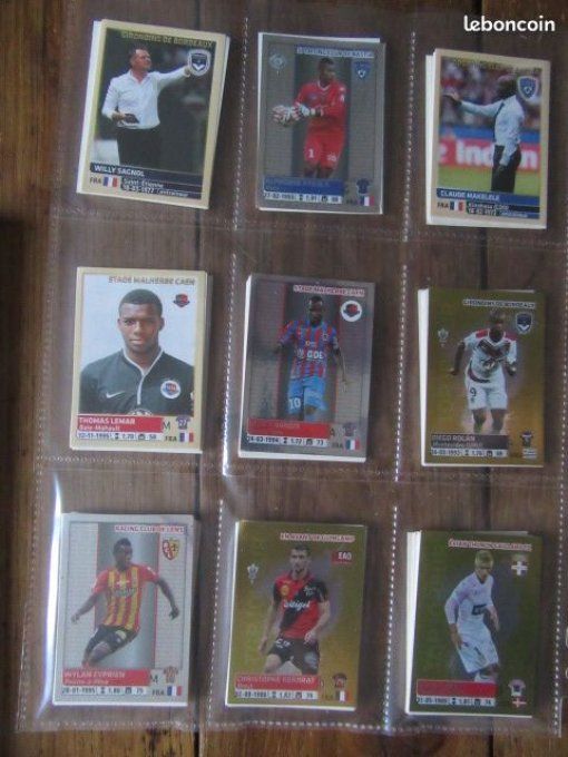 panini foot 2014-2015 set complet neuf + transfert