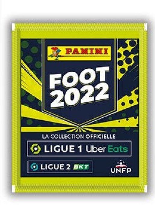 Panini Foot 2022 championnat de France par pochettes