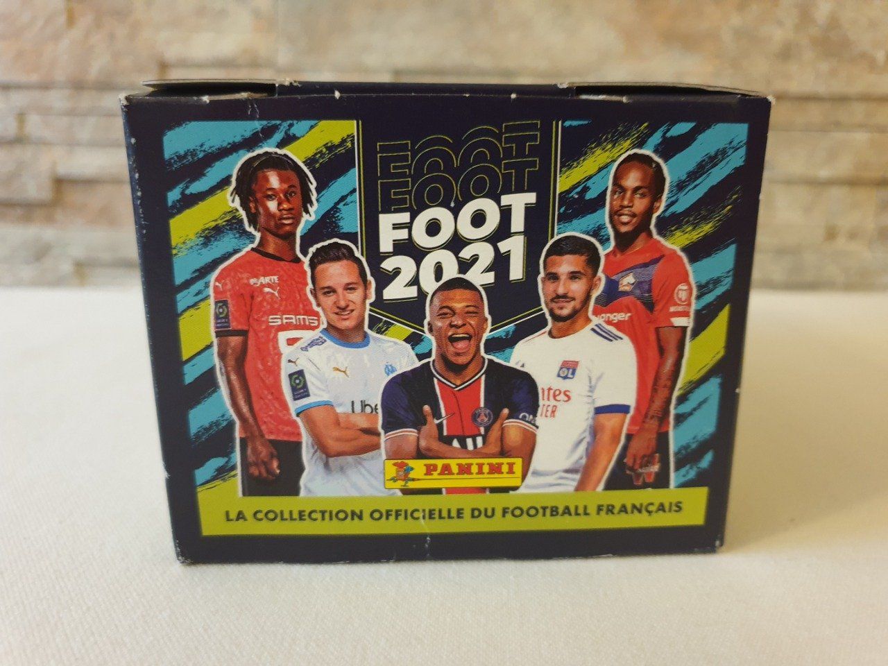 Panini Foot 2021 championnat de France box display 100 pochettes