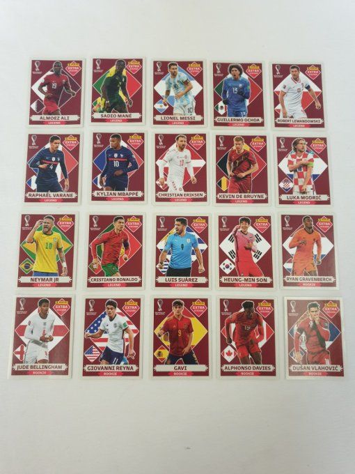 Panini qatar 2022 extra sticker  legend rookie