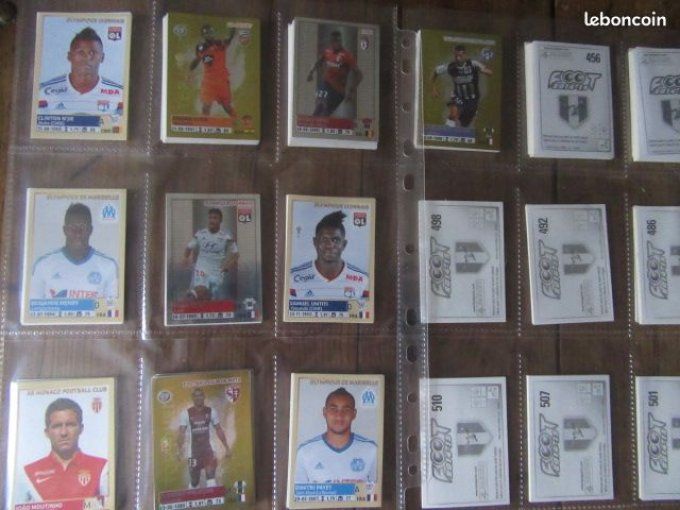 panini foot 2014-2015 set complet neuf + transfert