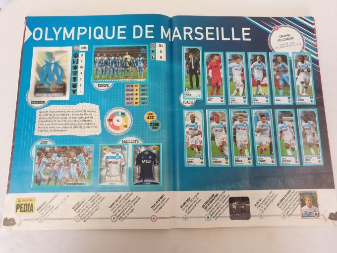 Panini Foot 2016 album complet + set de transfert+poster